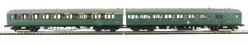 Class 2-HAL 2 car EMU 2630 in BR green with small yellow panels