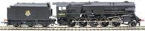 Class 9F with Crosti Boiler 2-10-0 92025 in BR Black with early emblem - Railroad Range