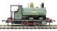 Class W4 Peckett 0-4-0ST 560 in Peckett works leaf green with builders lettering