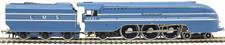 Class 8P 'Streamlined Coronation' 4-6-2 6221 "Queen Elizabeth" in LMS coronation blue