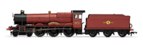 Class 49xx 'Hall' 4-6-0 5972 "Hogwarts Castle" in Hogwarts Railways red - Harry Potter range