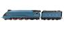 Rebuilt Class W1 Hush-Hush 4-6-4 10000 in LNER garter blue