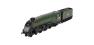 Rebuilt Class W1 Hush-Hush 4-6-4 60700 in BR green with early emblem