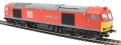 Class 60 60100 'Midland Railway - Butterley' in DB red