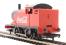 Freelance 0-4-0T in Coca Cola red livery