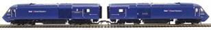 Pair of Class 43 HST Power Cars 43098 and 43087 in First Great Western purple