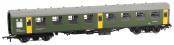 ex-Mk1 SK Ballast cleaner train staff coach DB 975805 in BR departmental olive green