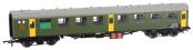 ex-Mk1 SK Ballast Cleaner Train Staff Coach DB 975802 in BR departmental olive green