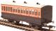 4 wheel 3rd 302 in LSWR brown and umber - with interior lights