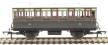 4 wheel 3rd 1882 in GWR chocolate and cream - with interior lights