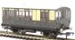 4 wheel brake 3rd 301 in GWR chocolate and cream - with interior lights