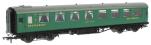Maunsell third class dining saloon 7844 in SR malachite green