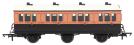 6 wheel first in LSWR brown and umber - 490