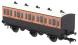 6 wheel third in LSWR brown and umber - 821