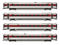 LNER Azuma Class 801/2 Railway 200 4 Car Coach Pack