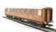 Gresley 61' 6" corridor brake coach 42884 in LNER teak