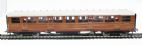 Gresley 61ft corridor 3rd class coach 1435 in LNER teak