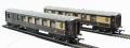 Pullman coaches / Pack of two (unnamed). One brake car, and one restaurant car.