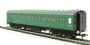 BR Southern green Maunsell 6 compartment 3rd class brake coach S3736S