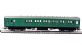 Maunsell Brake composite coach S6647S in BR southern green 