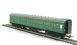 BR Southern green Maunsell Brake composite coach S6657S