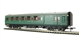 Southern Railway green Maunsell 6 Compartment 3rd Class Brake (High Window) 2802 - Set 239