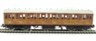Gresley non-vestibuled suburban third class 3182 in LNER teak