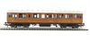 Gresley non-vestibuled suburban composite 32456 in LNER teak
