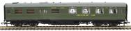 Maunsell restaurant kitchen and dining car 7865 in SR olive green
