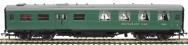 Maunsell restaurant kitchen and dining car S7858S in BR green