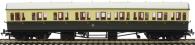 Collett 57' 'bow ended' non-corridor composite (right-hand) 6362 in GWR chocolate and cream