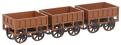 Liverpool and Manchester Railway 4 wheel coal wagons - pack of 3