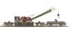 BR Operating 75 Ton Breakdown Crane in BR black with early emblem - weathered