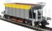 YGB 'Seacow' bogie ballast hopper DB980121 in Civil Engineers 'Dutch' grey and yellow