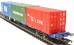 KFA Intermodal wagon in Touax livery with containers