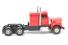 American style truck cab in red