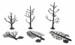 3 - 5" Deciduous - Tree Armatures - Pack Of 28
