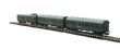 Epoch III 3 piece compartment car set in German DDR green livery
