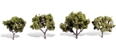 Early Light Trees - 5cm-8cm (2"-3") tall - Pack of four