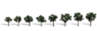 0.75 - 1.25" Cool Shade (Dark) Trees - Pack Of 8