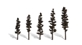 2.5 - 4" Standing Timber (Conifer) Trees - Pack Of 5 