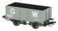 7-plank open wagon in GWR grey - 06516