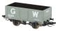 7-plank open wagon in GWR grey - 06516