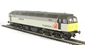 Class 47/3 47370 'Andrew A Hodgkinson' in Freightliner Triple Grey "Red Triangle" livery