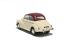 Morris Minor convertible in cream and maroon