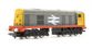 Class 20 Bo-Bo 20132 in Railfreight Grey