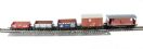 3-plank "Cammell Laird",5-plank "Clee Hill", 7-plank "Parkinson",BR brown vent. van, BR brakevan (unboxed) - Pack of 5
