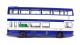 Scania Metropolitan d/deck bus in blue & white "Hull Corporation"