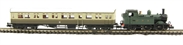 Train pack with Class 14xx 0-4-2 loco 1467 in GWR green & autocoach in chocolate & cream with GWR crest