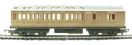 LNER Clerestory Brake coach 3858 in LNER Teak (Weathered) (Unboxed)